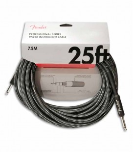 Cabo Fender para Guitarra Professional Cinza Tweed 7.5m