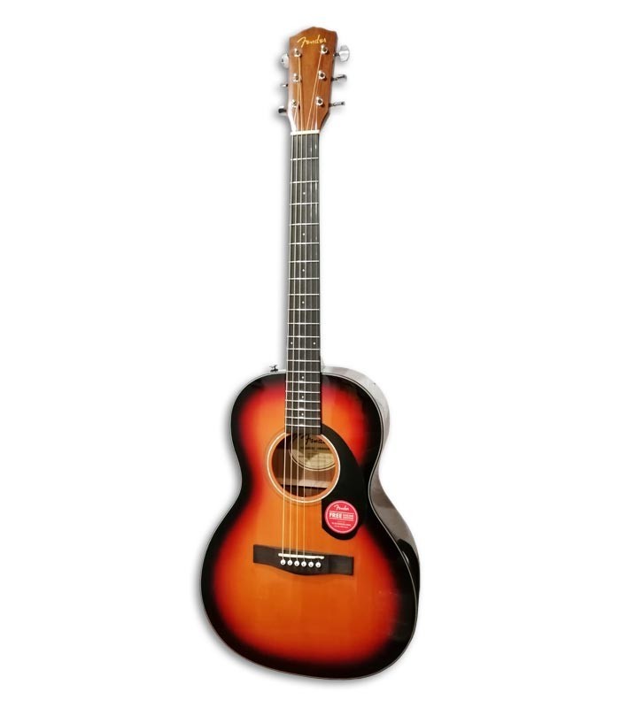 3/4 photo Acoustic Guitar Fender CP-60S Parlor Sunburst