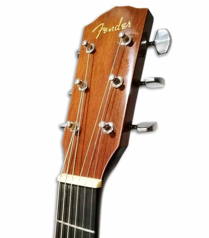 Head of Acoustic Guitar Fender CP-60S Parlor Sunburst