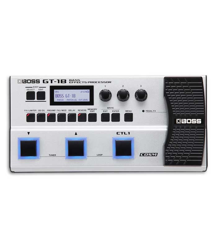 Pedalera Boss GT 1B Procesador de Efectos Bajo Portátil