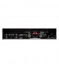 Photo of the Power Amplifier Yamaha model PX5's inputs and outputs