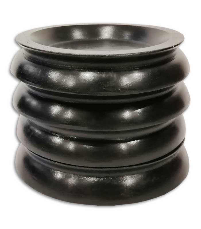 Fletcher & Newman Piano Caster Cup 348 Set of 4 in Wood