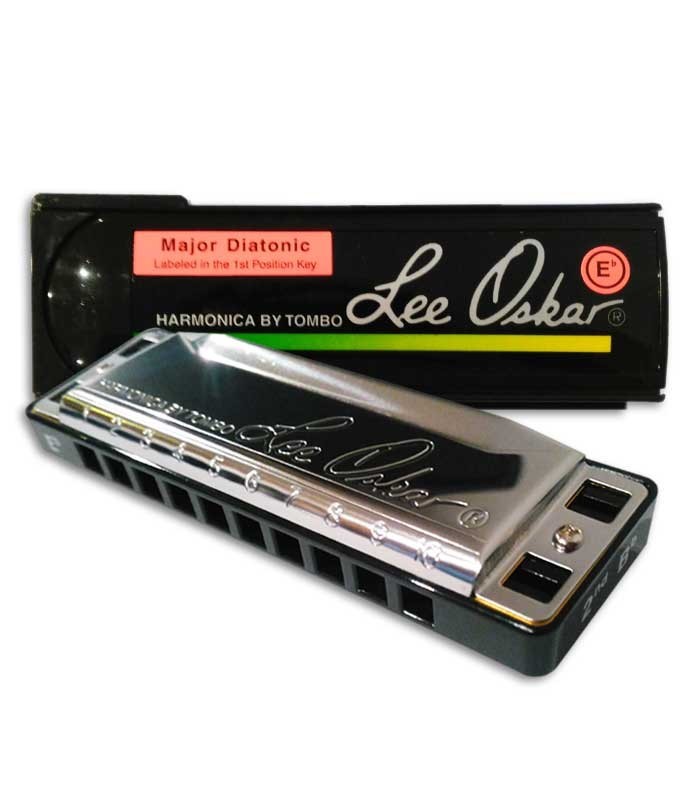 Photo of harmonica Lee Oskar Major Diatonic in Eb with box