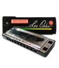 Foto da harmónica Lee Oskar Major Diatonic Mib com caixa