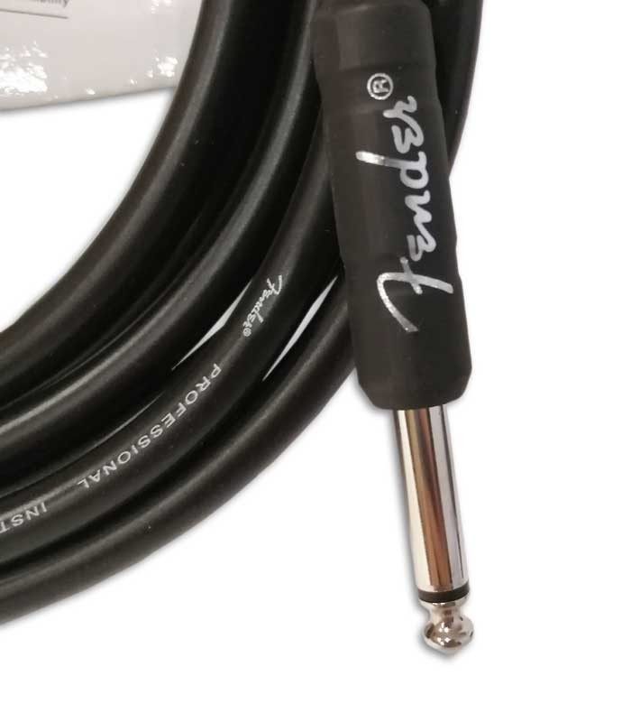 Cable Fender for Guitar Professional Series Black 5.5m