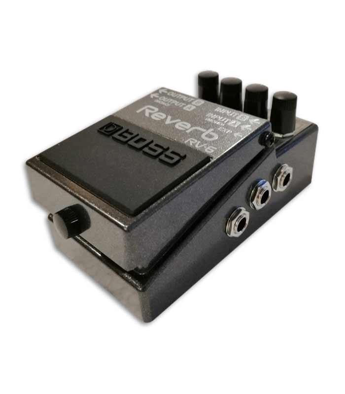 Foto do pedal Boss RV-6 Reverb rotação direita