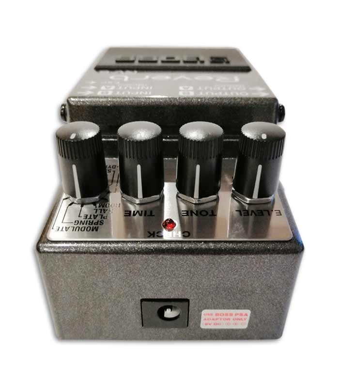 Back photo of pedal Boss RV-6 Reverb