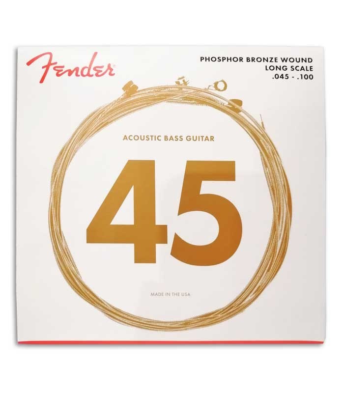Juego de Cuerdas Fender 8060 para Bajo Acústico Phosphor Bronce