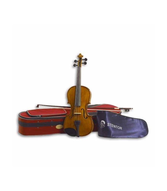 Photo of violin Stentor Student II 1/4 SH with bow and case