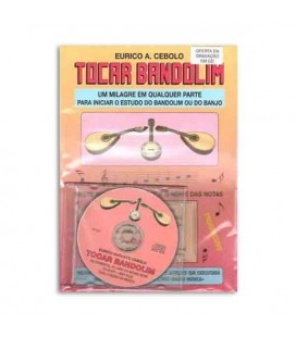 Livro Eurico Cebolo T Band Método Tocar Bandolim com CD