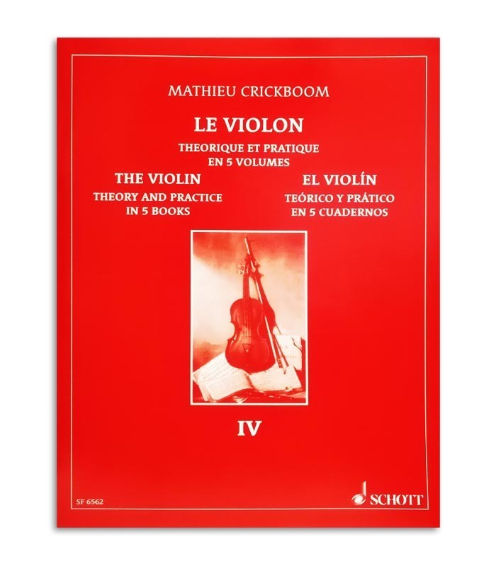 Libro Mathieu Crickboom El Violín Teórico e Práctico Vol 4 SFF30020
