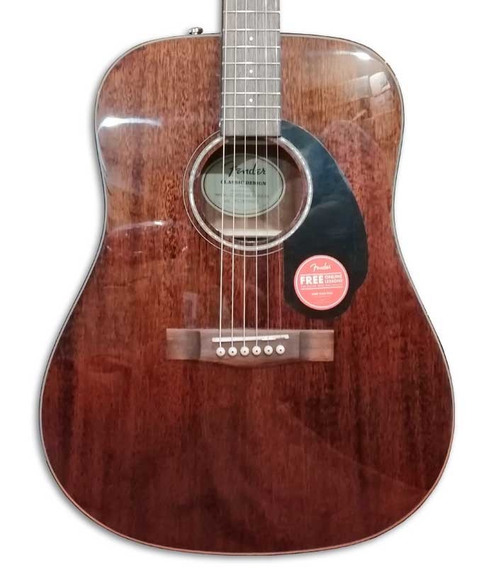 Corpo da guitarra Fender CD 60S All Mahogany