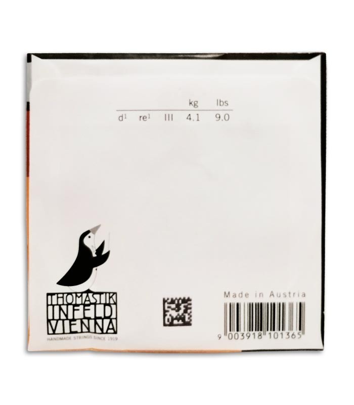 Corda Thomastik Dominant 132 Mi para Violino 1/2 3 Ré