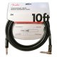 Package of cable Fender for Guitar Professional Series Black in L 3m