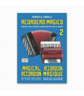 Eurico Cebolo ACM 2 Método Acordeão Mágico no 2 con CD Kit