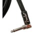 Jack em L do cabo Fender para Guitarra Professional Series Preto em L 3m