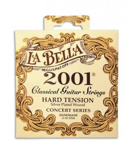 Jogo de Cordas LaBella 2001 para Guitarra Clássica Tensão Alta