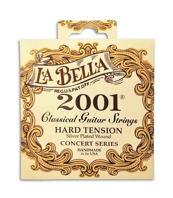 String Set LaBella 2001 for Classical Guitar Hard Tension