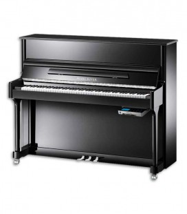 Piano Vertical Pearl River AEU118S PE Classic SILENT 118cm Preto Polido 3 Pedais
