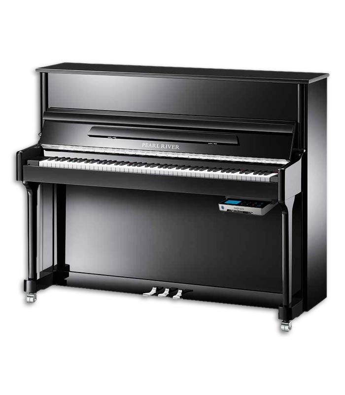 Piano Vertical Pearl River AEU118S PE Classic SILENT 118cm Negro Pulido 3 Pedales