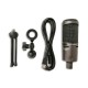 Embalagem do microfone Audio Technica AT2020 com embalagem e saco