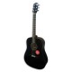 Folk Guitar Fender Dreadnought CD 60S Black