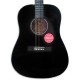 Folk Guitar Fender Dreadnought CD 60S Black