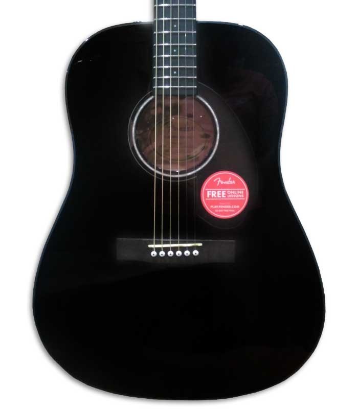 Folk Guitar Fender Dreadnought CD 60S Black