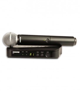 Sistema Microfone Sender Receiver Complete Shure BLX24E SM58 H8E