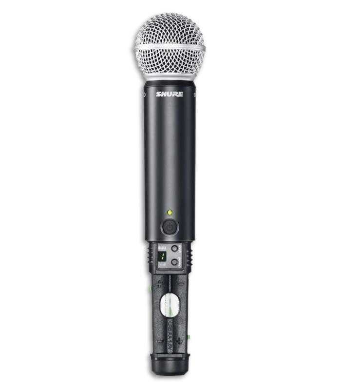 Sistema Microfone Sender Receiver Complete Shure BLX24E SM58 H8E