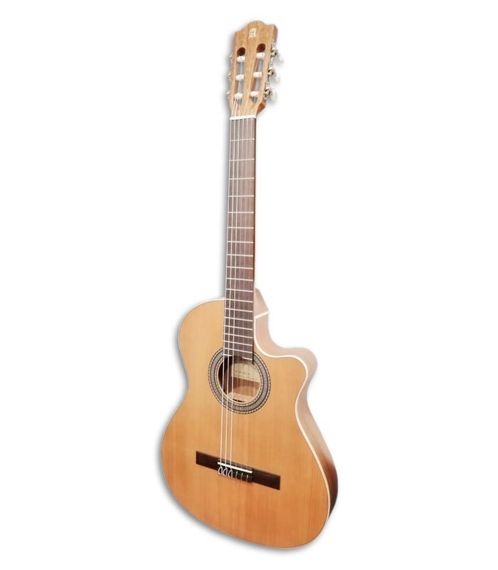 Foto a 3/4 de la guitarra clásica Alhambra Z Nature Thinline CT EZ