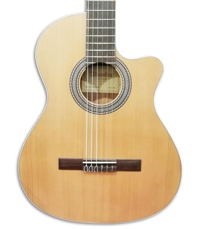 Body and rosette of classical guitar Alhambra Z Nature Thinline CT EZ