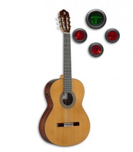 Photo Alhambra Classical Guitar 5P E8 and Fishman E8 preamp