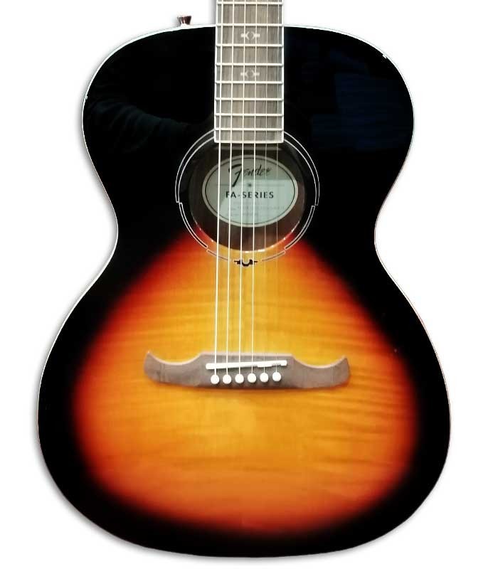 Guitarra Eletroacústica Fender FA 235E Concert Sunburst