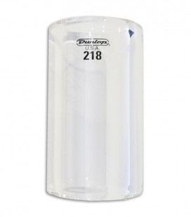 Slide Dunlop 218 para Guitarra Transparente Heavy Medium Short