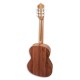Photo of the Paco Castillo classical guitar 204 back and three quarters