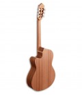 Fundo da guitarra clássica Paco Castillo 221 CCE  em três quartos
