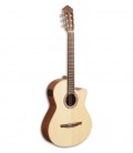Guitarra Clássica Paco Castillo 221 CCE Abeto Sapelly Equalizador Cutaway