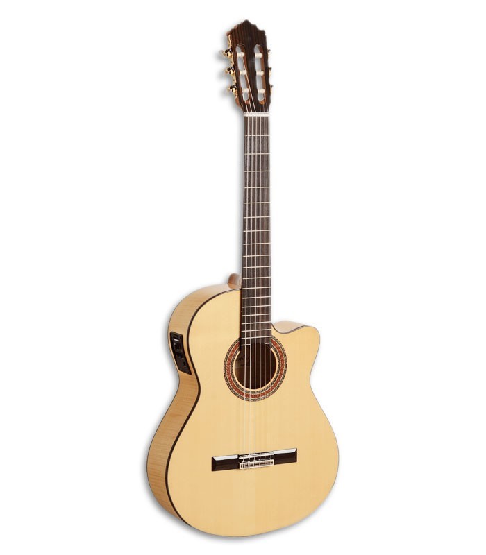 Guitarra flamenca Paco Castillo modelo 223 FCE con tapa en abeto macizo