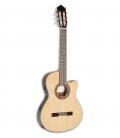 Foto guitarra clássica Paco Castillo 232 TE de frente e em três quartos