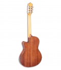 Foto guitarra clássica Paco Castillo 232 TE fundo e em três quartos