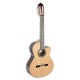 Photo of the Paco Castillo classical guitar 234 TE front and in three quarters