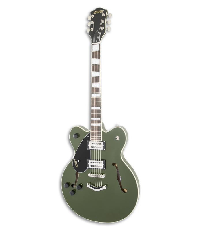 Photo of the Gretsch electric guitar G2622 LH front in three quarters