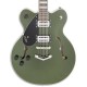 Photo of the Gretsch electric guitar G2622 LH top, pickups and controls