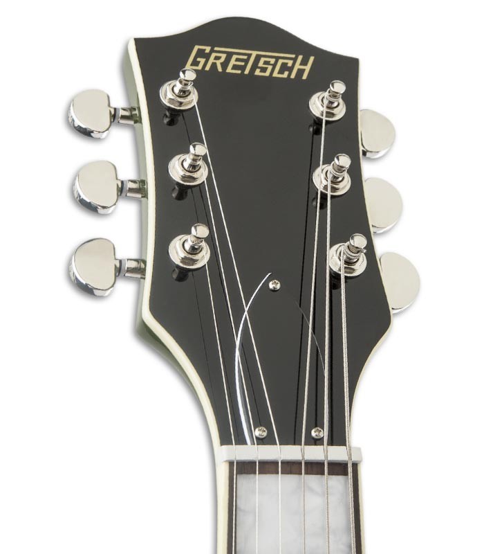 Photo of the Gretsch electric guitar G2622 LH head