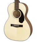Foto de la Guitarra Acústica Fender CP-60S Parlor tapa y roseta