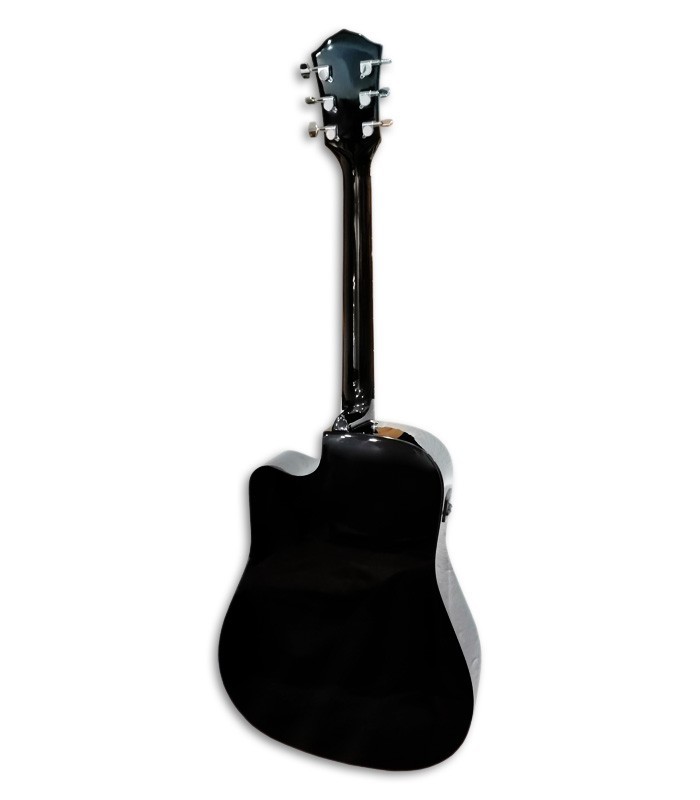 Foto da Guitarra Folk Fender modelo FA 125CE Sunburst fundo e em três quartos