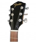 Photo of the Fender Folk Guitar model FA 125CE Sunburst head