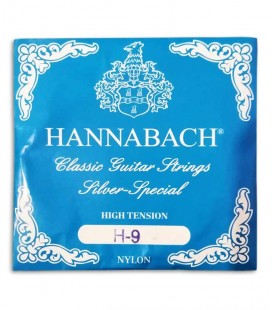 Foto da Corda Hannabach 8159HT 9ª Nylon para Guitarra Clássica capa embalagem