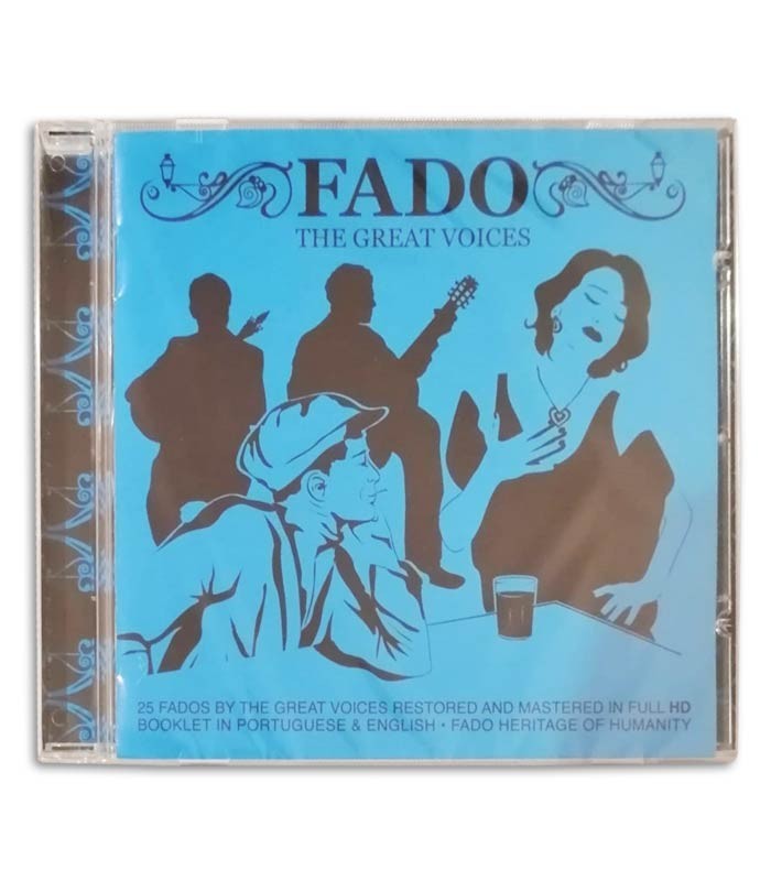Foto de la portada del CD Fado nas Grandes Vozes editado por la Sevenmuses